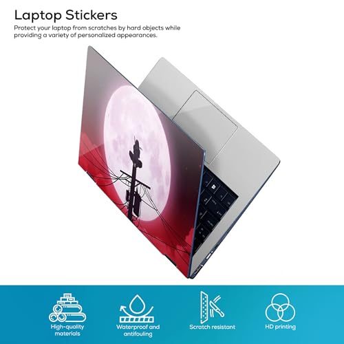 Image of Laptop Skin /Sticker /Cover Bubble-Free| Laminated| Removable| HD Quality Sticker for Laptops Upto 15.6 Inches Compatible with Hp /Dell /Acer /Lenovo /Asus etc.(Naruto-212)