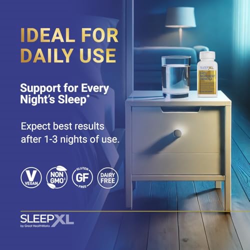 SleepXL Sleep Supplement Non-Habit-Forming Formula - Fall Asleep Faster & Sleep Longer - 5 key ingredients include Melatonin, L-Theanine, Chamomile, Magnesium & Vitamin B6 (60 Capsules, 30 Servings) - Image 6