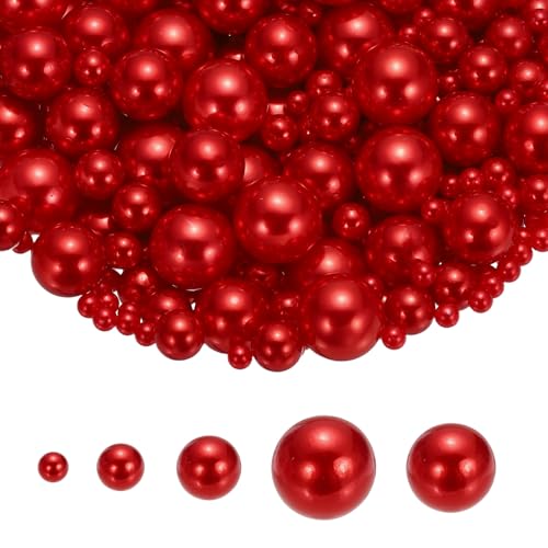 PATIKIL 4/6/8/12/14mm �r�[�Y �ԕr�p�t�B���[ 600�� ���Ȃ� �ی^ �t�F�C�N�p�[�� ���V�r�[�Y �Z���^�[�s�[�X �E�F�f�B���O �ԕr���� �N���t�g ���� �z�[���f�R���[�V���� ��