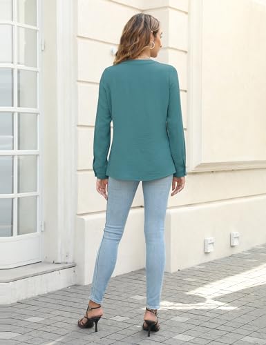 Image of Blooming Jelly Women's Long Sleeve Blouses Dressy Casual Business Work Tops