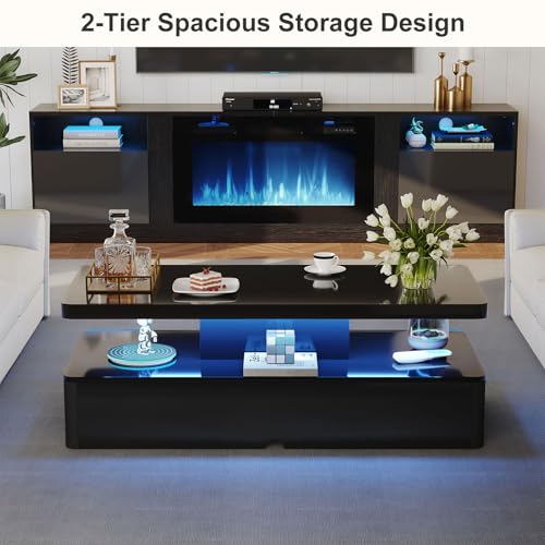 MXV Modern LED Coffee Table