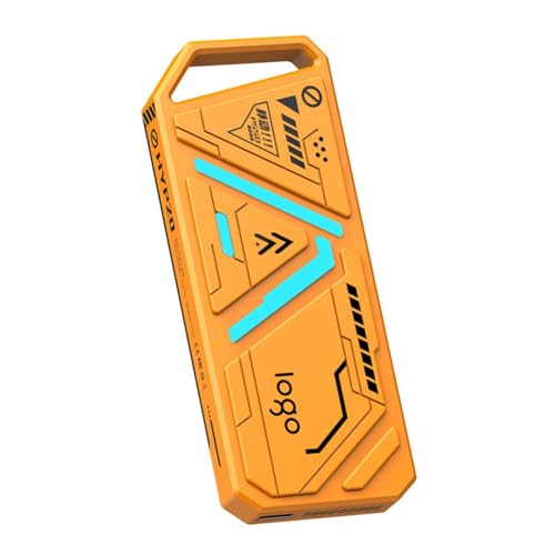 YGBWAOV Carcasa SSD M2 NGFF/NVME, Portátil, USB 3.1, Tipo C, RGB, 10 Gbps, para PC, NGFF