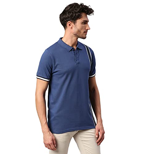 Image of Dennis Lingo Men's Slim Fit Burgundy Polo T-Shirt