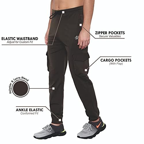 Image of BLUE STAR SHARK Track Pant for Men || Track Pants || Cargo Track Pant
