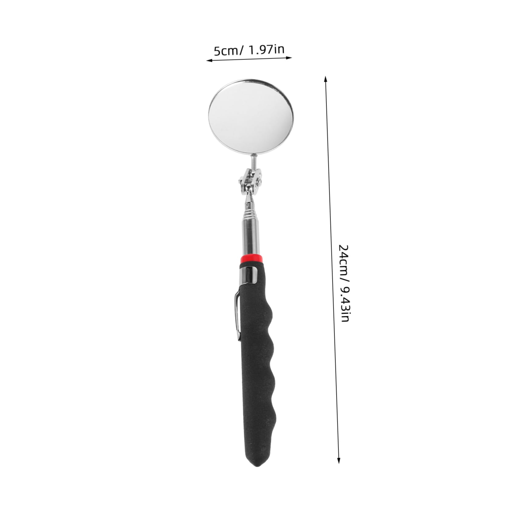 Alipis Car Inspection Mirror Telescoping and Flexible Inspection Tool for Easy Access to Engine Chassis and Undercarriage