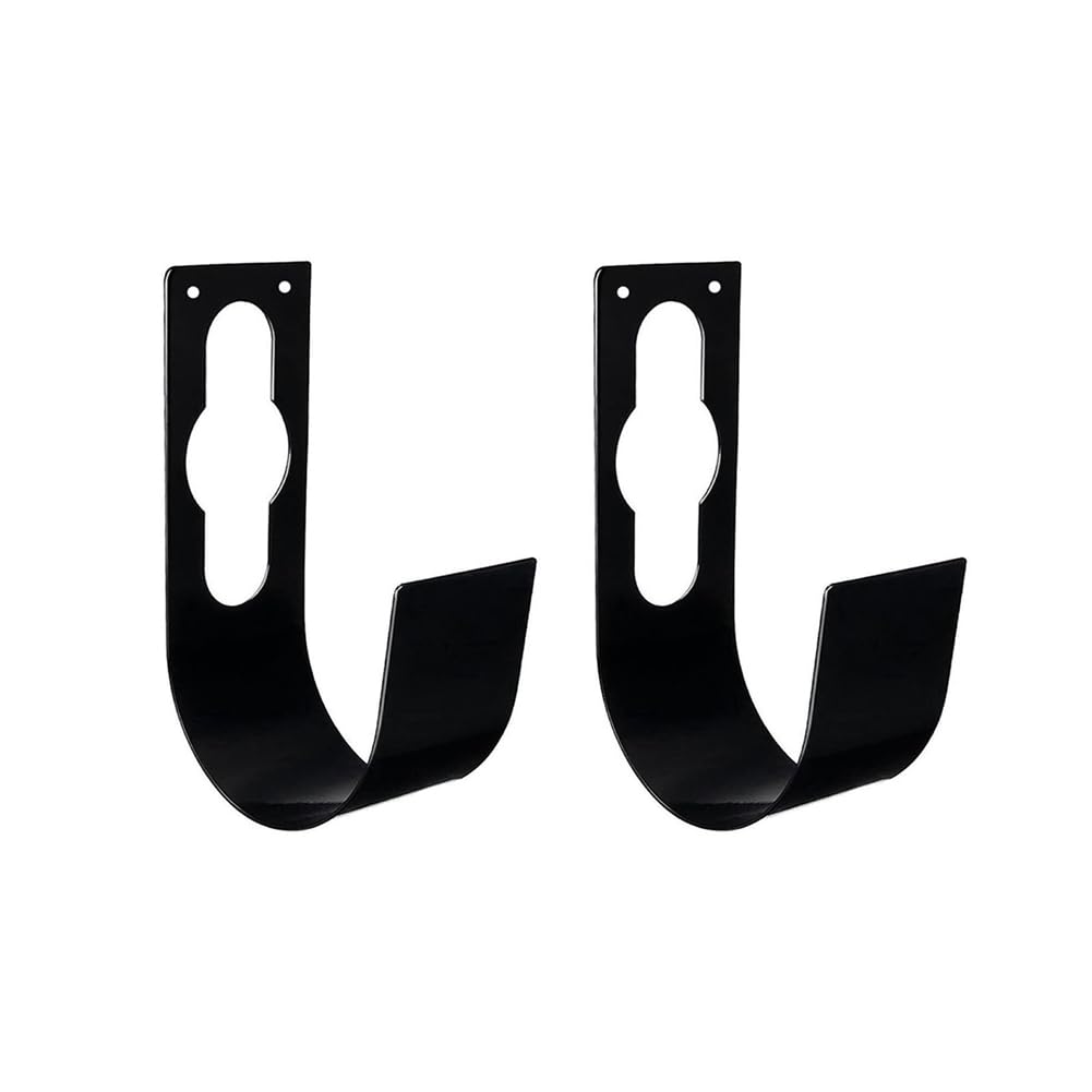 Littimoon 2pcs Hole Hook Garden Hose Holder Storage Bracket