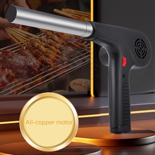 Ventilateur de barbecue manuel avec buse métal pour braises rapides - 6