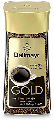 dallmayr coffee instant - Instant Coffee Dallmayr Gold | Refined With Roasted Ground Coffee | 100 g | Dallmayr | Germany