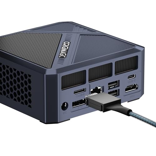 origimagic A1 Ryzen 7 7840HS Mini PC Oculink, 32GB DDR5 1TB NVMe SSD Mini Gaming PC with Radeon 780M, 8K USB4.0, Wi-Fi6E, BT5.2, Reliable Home/Office PC