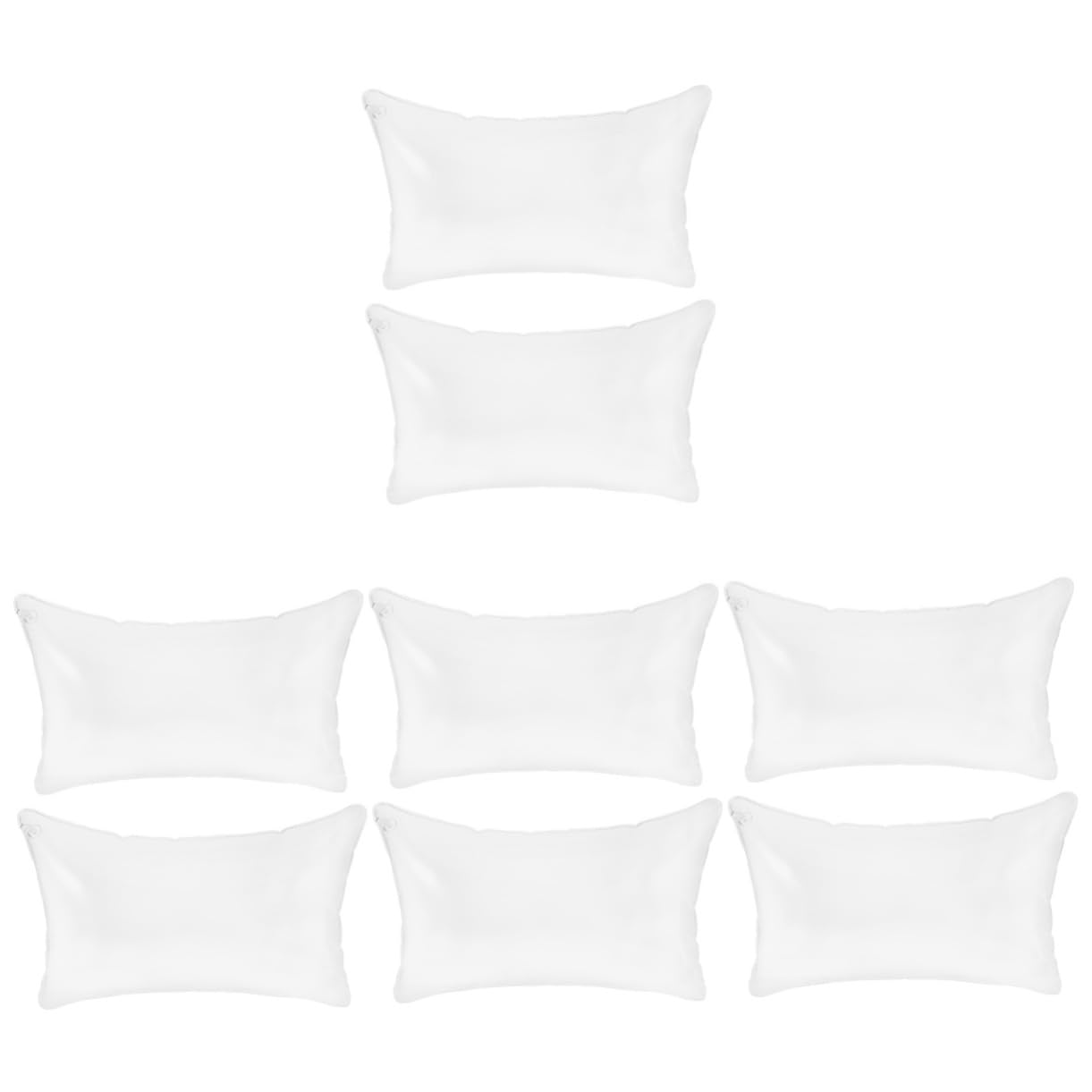 MAGICLULU 4 Set Cuscino Gonfiabile Cuscino Cuscino Portatile Cuscino Leggero Cuscino Da Viaggio Cuscineria Esterna Inserti Per Cuscini All'aperto Pvc Transparent 2 Pezzi * 4