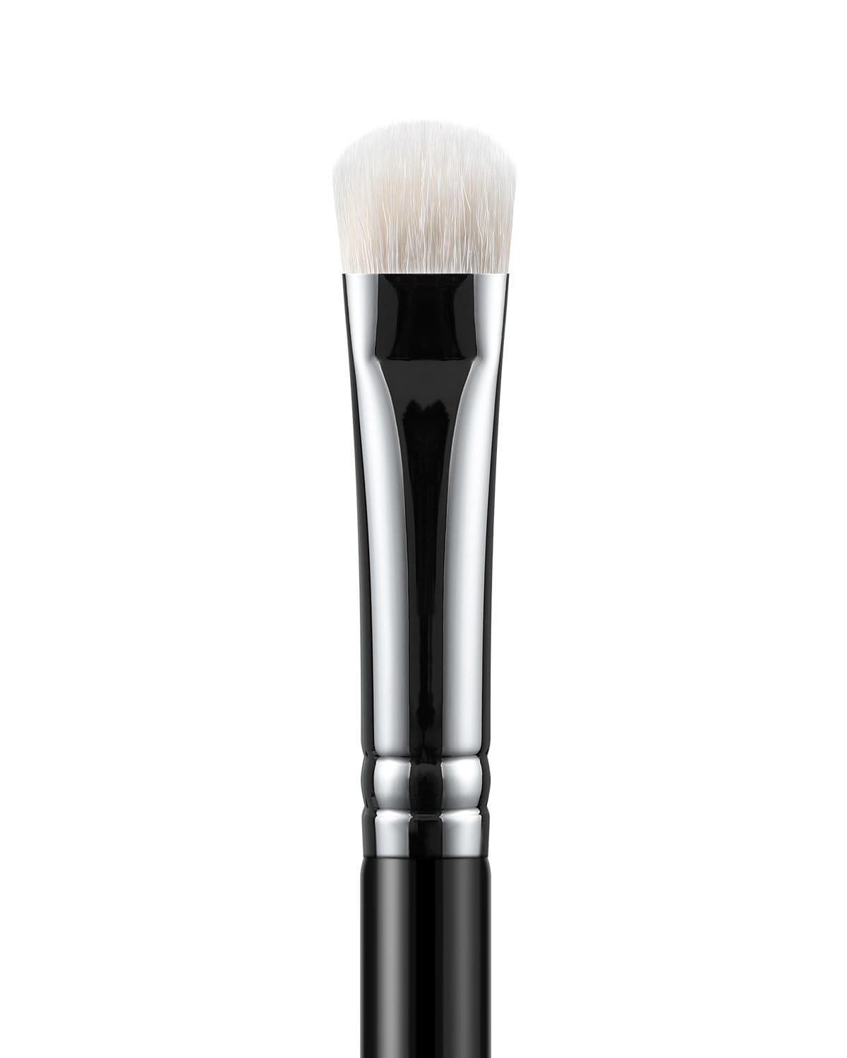 EIGSHOW Pennello per ombretto, Pennello professionale doppio uso ombretto e correttivo con pelo di capra Saikoho, Pennello per trucco occhi premium per sfumare, sbavare e sfumare, nero(E831)