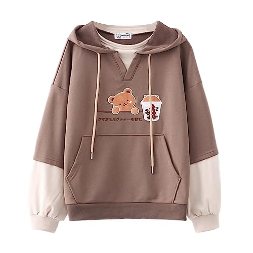HIMI HIMIFASHION Süßer Kapuzenpullover für Teenager-Mädchen,...