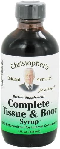 Complete Tissue and Bone Syrup - 4 oz by Dr. Christopher's Formulas