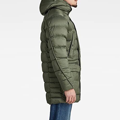 Miniatura 2 de G-Star Para Hombre Parka G-Whistler Padded Hooded, Verde Lt Hunter D20102-D199-8165 , S