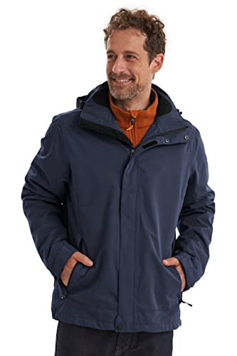 Funktionsjacke Herren Leicht - Outdoorjacke Übergangsjacke Mit Kapuze Wasserdicht