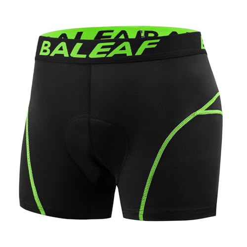 baleaf Cycling Shorts Mens Padded Undershorts Bike Short Mountain MTB Liner Riding Breathable Bicycle Underwear