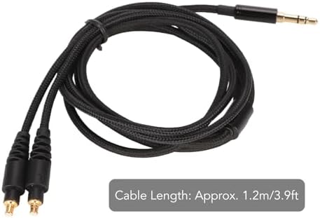 Zapasowy Kabel do Aktualizacji Dźwięku 3,5 Mm do ATH-MSR7b ATH-SR9 ATH-ESW990H ATH-ES770H ATH-ADX5000 ATH-AP2000Ti, 3,9 Stopy