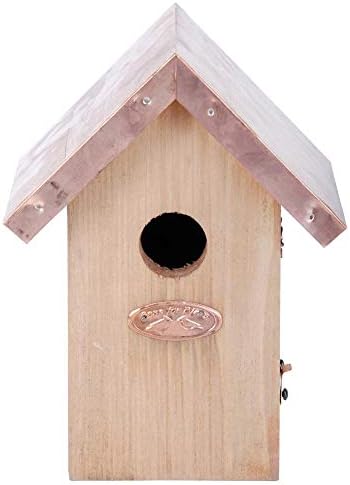 Esschert Design Wren Bird House - Antique Wash with Copper Roof