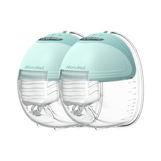 MomMed S21 Wearable Breast Pump - Smart Display, Leak-Proof Design, Hands-Free Double Portable Electric Breast Pump with 3 Mode &12 Levels - 24mm Shield & 6 Pairs of Flange Inserts (17mm, 19mm, 21mm)