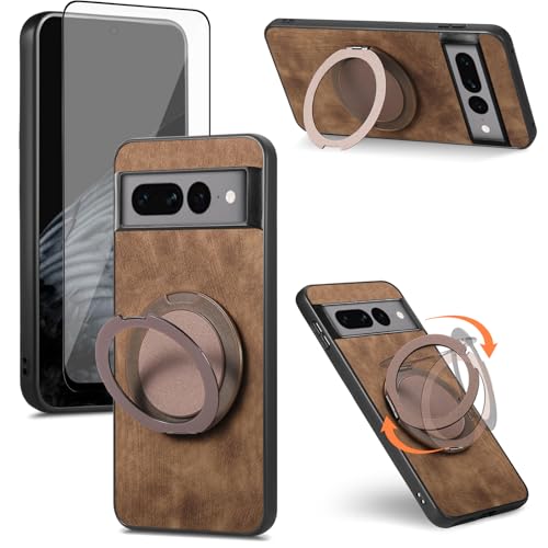 Coque Pixel 7 Pro antichoc avec béquille fine et protection écran en verre trempé intégral