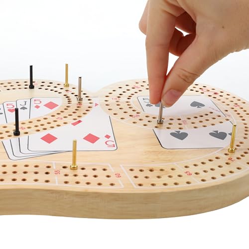Classic 29 Cribbage Set juego de mesa de madera miniatura 2