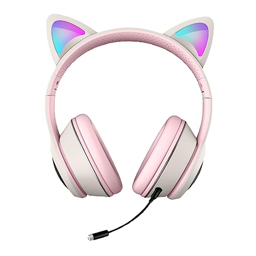 BEBEMOKO 1 L̃Cz gaming headphones gaming earphone m[gp\R̃wbhtH RGBƖwbhtH Abs Light Grey