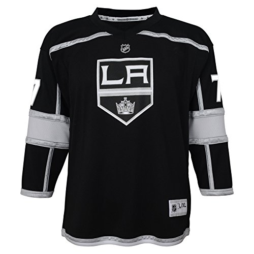 NHL by Outerstuff NHL Los Angeles Kings Kids & Youth Boys Jeff Carter Replica Jersey-Home, Black, Youth Large/X-Large(14-18)