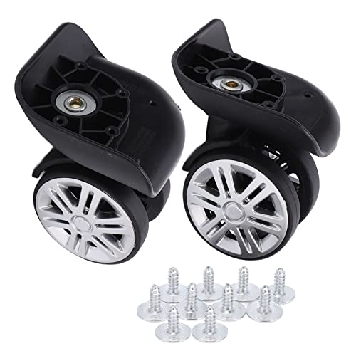 Swivel Luggage Wheels, 1 Pair A65 Wheels Mute Swivel Suitcase Luggage Samsonite Replacement Wheels Replacement for Caster Repair Parts