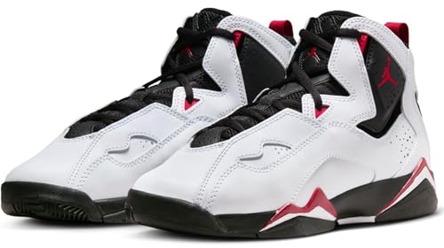 Jordan Big Kid's True Flight White/Varsity Red-Black (343795 160) - 5.53