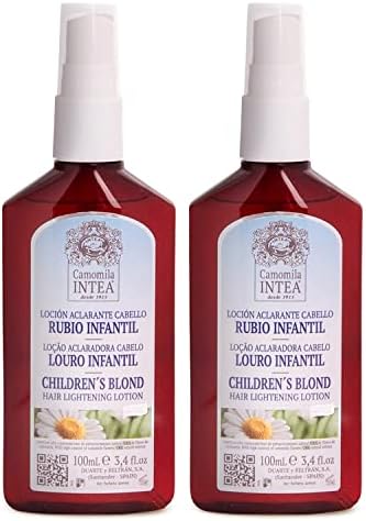 Camomila Intea Kids' Sun Lightening Hair Spray - Premium Chamomile Formula for Naturally Lightened Blonde, No Bleach/Ammonia - Child-Friendly - 3.4 Oz (2 Pack)