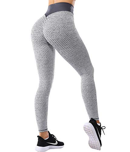 SLIMBELLE® Legging de Sport Anti Cellulite Push Up Butt Lift Pantalon de Compression Taille Haute pour Yoga Fitness Slim Fit