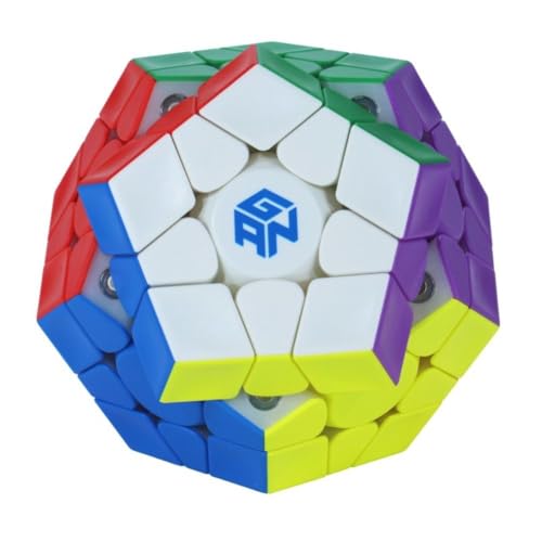Image of GAN Megaminx V2 Magnetic Speed Cube | MagLev, 160-Point Ball-Core & Frosted Grey Finish | Omnidirectional Auto-Alignment 15 & 36 Customization Settings