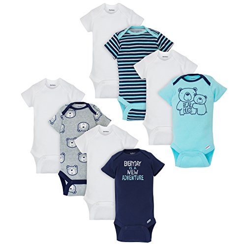 Image of Gerber unisex baby 8-pack Short Sleeve Onesies Bodysuits and Toddler T Shirt Set