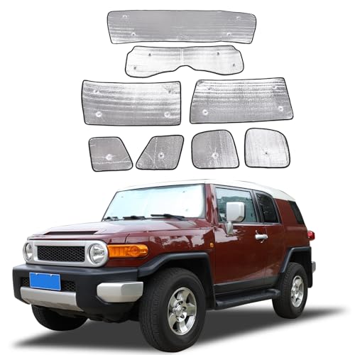 YUECHI for Toyota FJ Cruiser 2007-2021 car Window Glass Sunshade FJ Cruiser Special Sunshade