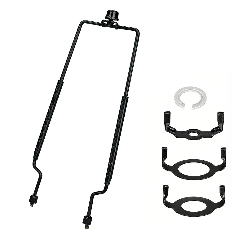 8-12 inch Lamp Shade Black Harp Holder, Fit Both Standard Lamp Rod