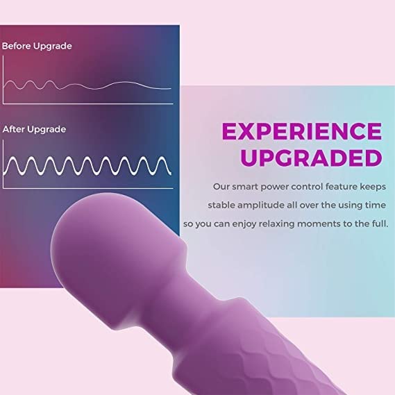 Image of Golam Waterproof & Portable Vibrate Wand with 20 pattern Vibration & 8 speeds Extra Long Battery - Women & Men - Waterproof Vibrate Wand With Extra-Long Battery