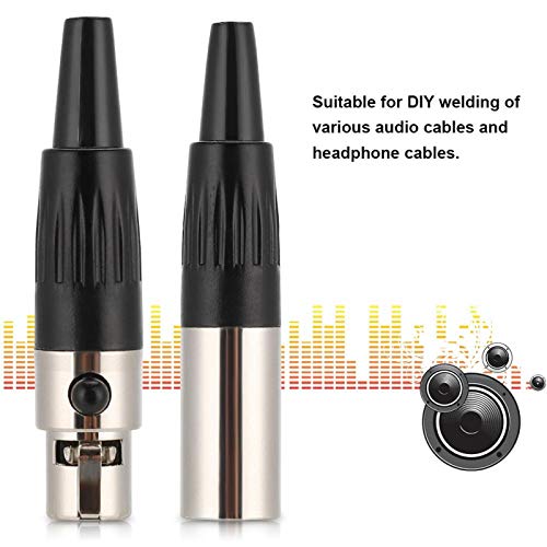 Socobeta Niet gemakkelijk te vervagen Goede Oxidatie Weerstand Audio Plug Duurzame Connector voor DIY lassen van… - Image 7