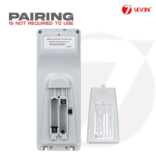 Image of 7SEVEN Compatible with Mitsubishi AC Remote Control RLA502A700S Model 250 Suitable for SRF50ZMXA-S SRF35ZMXA-S Split & Window 1 1.5 2 Ton AC - Match Remote Keys to Replicate Genuine Functionality