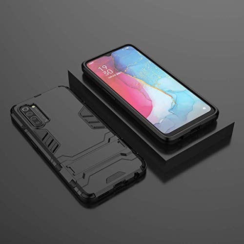 FanTing Oppo Find X2 Lite Cover,Hybrid Dual Layer