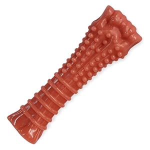 Nylabone Textured Knuckle Bone Power Chew Toy for Dogs, Durable & Tough Dog Toys for Aggressive Chewers, Bacon Flavor, X-Large – 50+ lbs, 1 Count