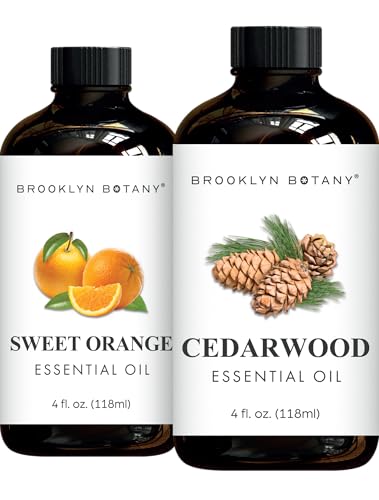 Aceites Esenciales Naranja Dulce y Cedro 120 ml Pack 2