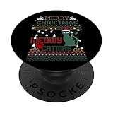 Photo Gallery christmas funny kitty cat meow office holiday party popsockets popgrip intercambiabile Photo Gallery christmas funny kitty cat meow office holiday party popsockets popgrip intercambiabile