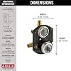 Delta Faucet R22000 MultiChoice Universal Valve 3-Setting 6-Setting ...