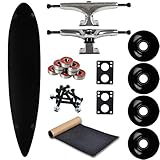 Moose Longboard Complete 9' x 43' Pintail (Black)