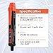Magnetic Polarity Tester,Fochanc Magnet Detector,Identifying N/S Pole of Magnetic Objects,Battery Included (Orange)