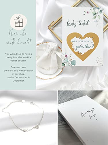 Image of Joli Coon Will You Be My Godmother Scratch Off Card with Envelope - Godmother Proposal Card - Godmother Gift Idea
