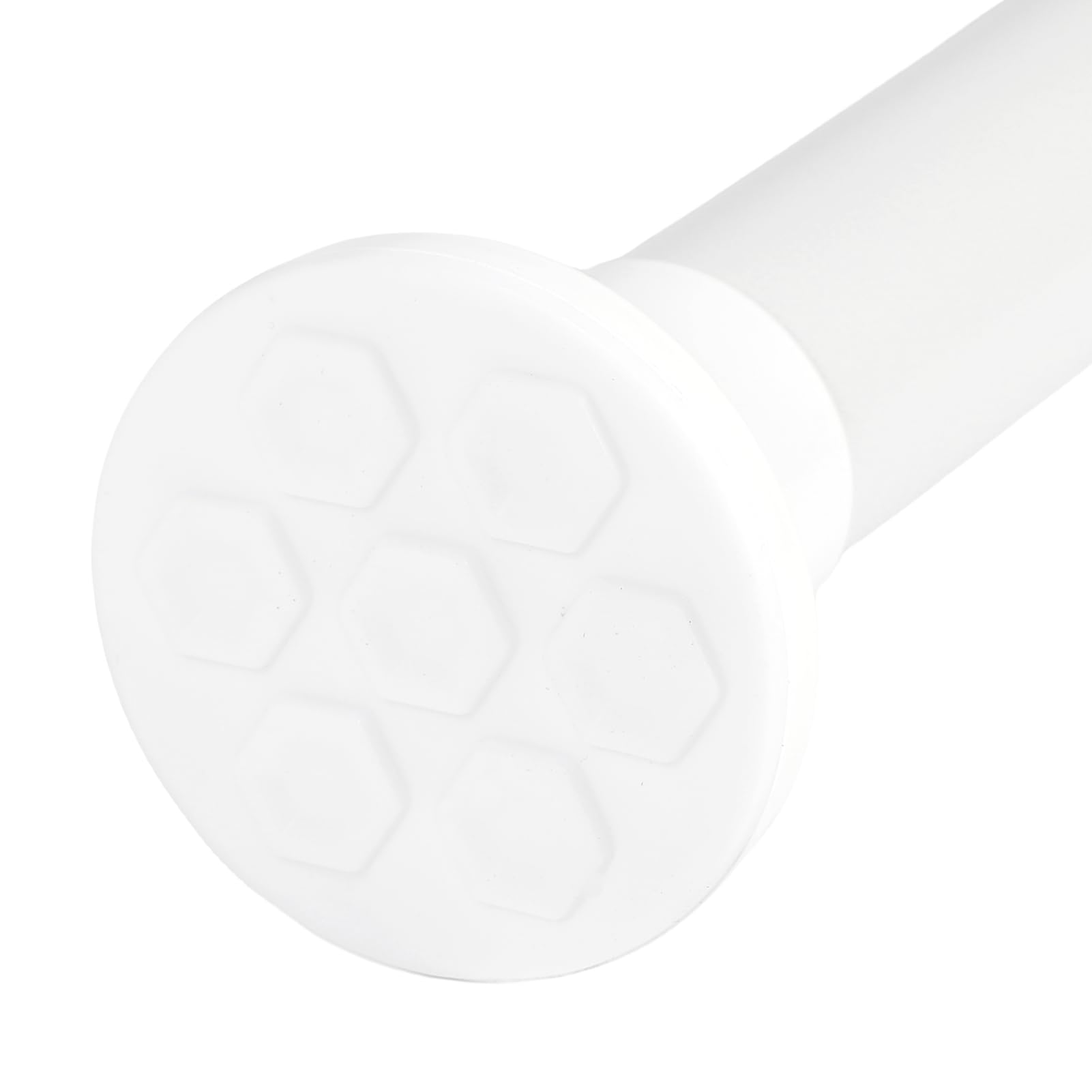 Tringle à Rideau de Séparation de Pièce Réglable du Sol au Plafond, Installation Facile pour Cloison de Pièce dans les Dortoirs et les Bureaux en Acier au Carbone (Blanc mat)
