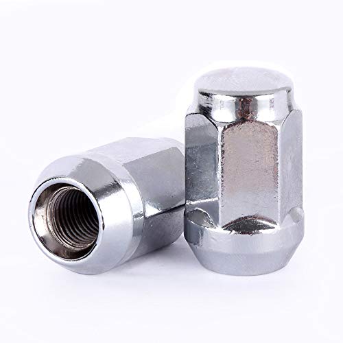 Image of SCITOO 7 /16 inch-20 1.395 inch(35.4mm) Length Lug Nuts for Chevy, for GMC | Fit for Blazer,for Jimmy - 3 /4 inch(19mm) Hex,Conical Seat,24PCS