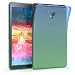 Produktbild kwmobile Samsung Galaxy Tab A 10.5 Hülle - Silikon Tablet Cover Case Schutzhülle für Samsung Galaxy Tab A 10.5 - Zwei Farben Design Blau Grün Transparent