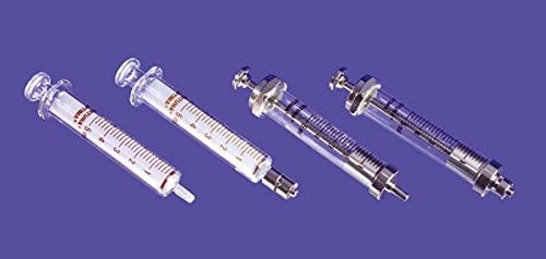 SOCOREX 320225 Syringe 30 ml metal Luer Lock cone with glass piston
